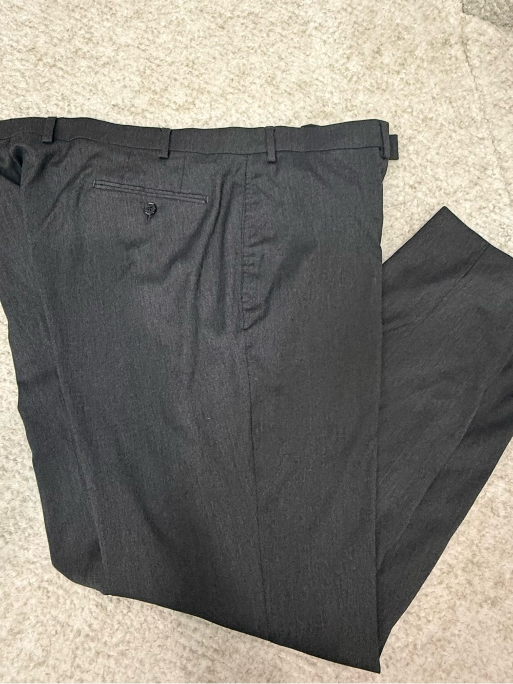 Ralph Lauren Black Dress Pants with Navy Trim